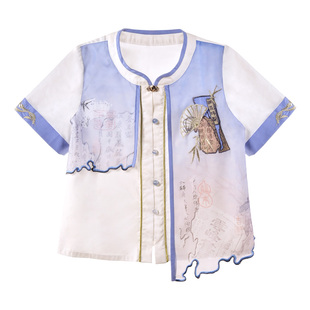 桐花坞日常汉服男童夏季2025新款儿童新中式套装男孩中国风唐装