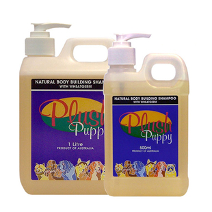 澳洲Plush puppy 小麦人参月见草丝蛋白飘逸型猫狗浴液沐浴露pp