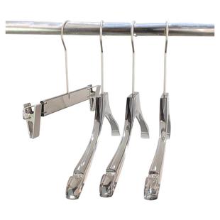 服装店男女装亚克力烟灰透明水晶植绒硅胶防滑衣架衣撑裤夹logo