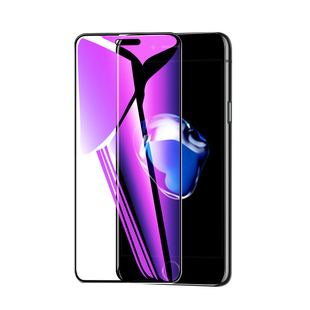 适用苹果7钢化膜高清抗蓝光玻璃iphone7plus手机贴膜全包边防摔防爆ipone七全屏全覆盖保护7plus防指纹无白边