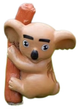 苔藓微景观顽皮树熊造景装饰摆件