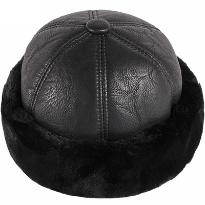 冬季男士瓜皮帽加绒地主帽加厚