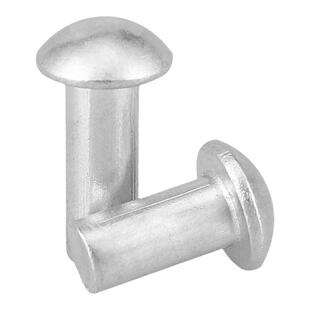 混装半圆头铝制实心铆钉家用敲击帽丁铝铆钉炒菜锅修刀把补蒸锅钉