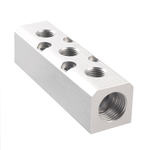 大流量气排分气块多管路铝合金气动气路分配器分流排直通气管接头