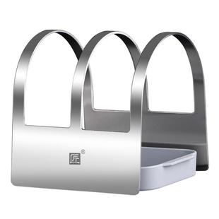 匠牌不锈钢骨碟架子吐骨头碟子厨房收纳架套装家用餐桌装残渣圆盘