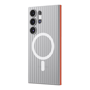 新款不沾指纹适用三星S24Ultra手机壳s25Ultra侧防滑磨砂硬壳S24超薄防摔S25磁吸s23Ultra简约24+保护套S23U