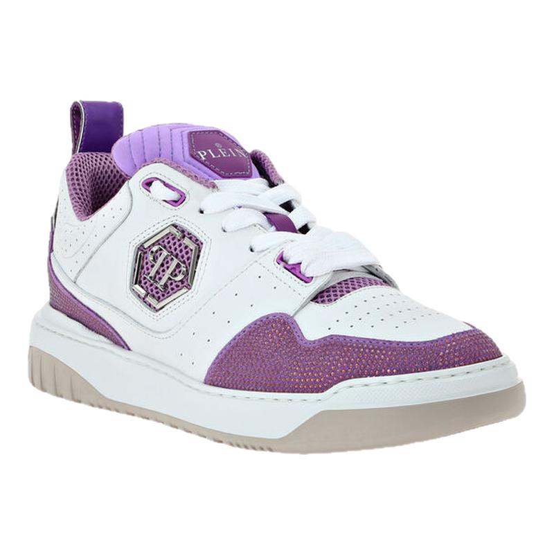 PhilippPlein/菲利普普兰男纳帕皮麂皮运动鞋新款时尚休闲鞋