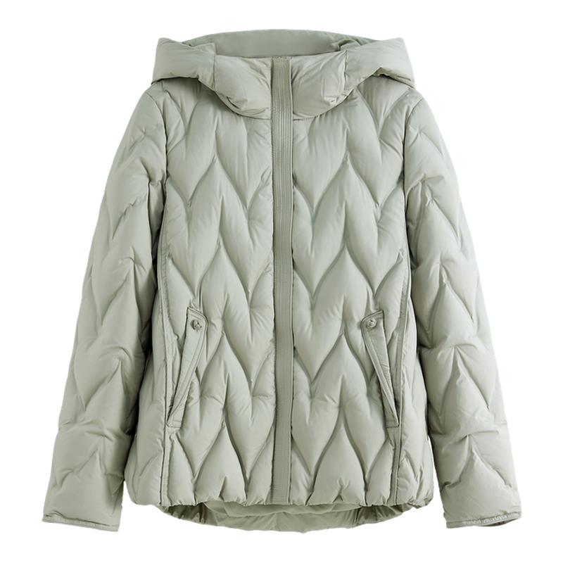 雪中飞设计感保暖羽绒服