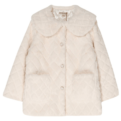 IVYHOUSE剪毛仿皮草铺棉外套