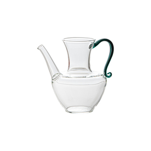 三点水透明耐高温玻璃公道杯家用简约匀杯公杯单个中式分茶器茶海