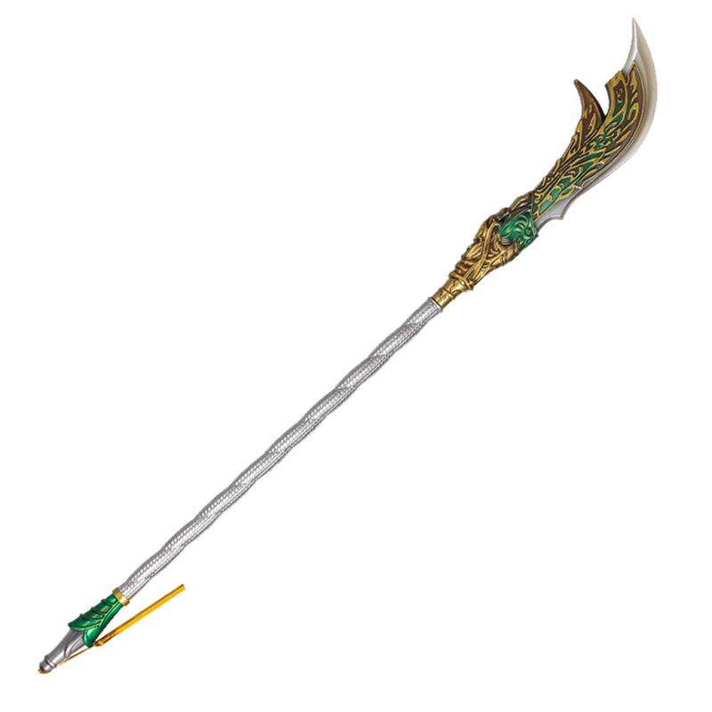 三国兵器关羽青龙偃月刀方天画戟刀剑儿童玩具武器模型PU软胶大号