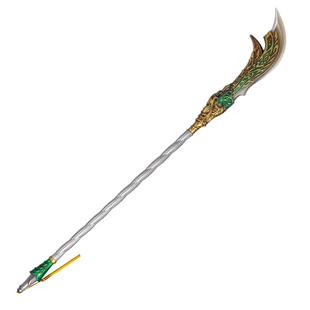 三国兵器关羽青龙偃月刀方天画戟刀剑儿童玩具武器模型PU软胶大号