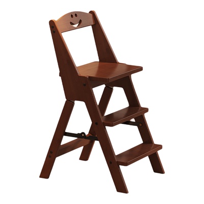 中式风可折叠梯凳家用多功能