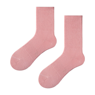 酷宝先生猛男出击粉到出格精梳棉袜7A抗菌个性运动休闲粉色袜子