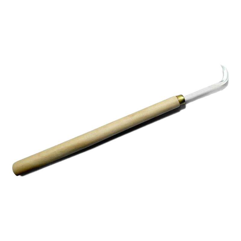 木雕根雕工具东阳雕刻刀月牙刀清缝弯刀毛刺修平小勾刀弯头 木工