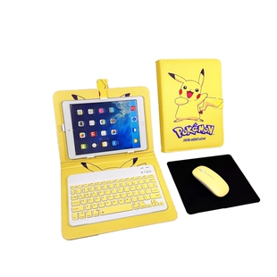 联想小新ProGT通用平板电脑保护套带外接蓝牙键盘鼠标套装卡通