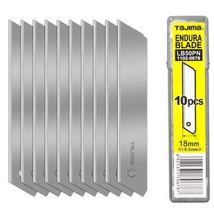 日本田岛美工刀片无刻线无折痕刀片18mm美工刀刀片设备用铲刀刀片