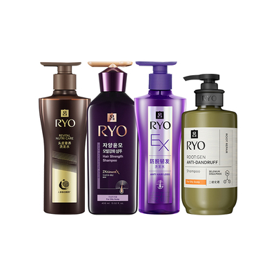 【百补专享】RYO紫吕黑金吕橄榄吕防脱洗发水强韧洗发露护发乳