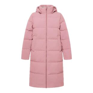 雪中飞2025新款羽绒服女款中长款韩系通勤简约宽松保暖冬季外套
