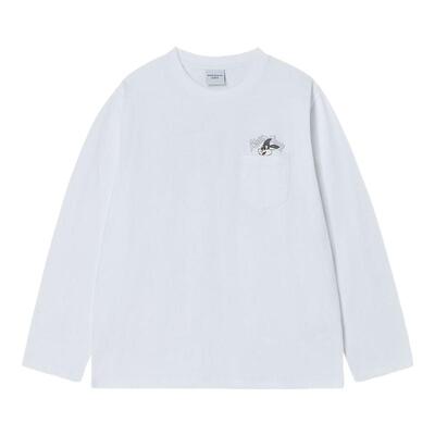 ADLV 2025春夏新款T恤卡通栗鼠印花男女同款内搭外穿休闲长袖上衣