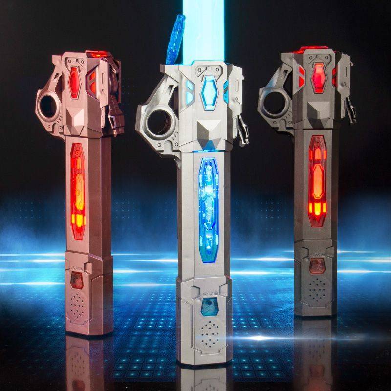 激光剑伸缩充电版互动发光二合一对男孩宝剑刀战炫酷儿童玩具发声