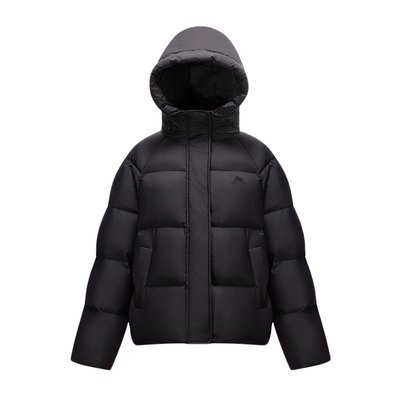 美特斯邦威纯色连帽羽绒服