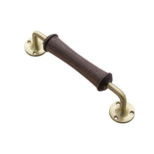 门把手定制大门拉手重型推拉门柜门抽屉衣柜黄铜中古风木质实木门