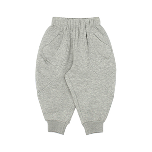 大耳象女童收口加绒长裤冬季新款宝儿灯笼裤百搭保暖卫裤厚裤子