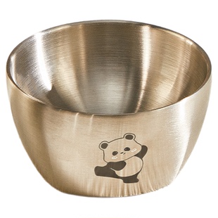 墨色304不锈钢儿童餐盘分格早餐盘卡通家用防摔餐具套装宝宝小碗