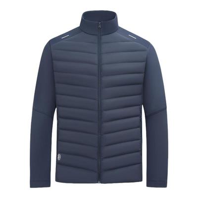 雪中飞拼接轻薄羽绒服