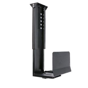 电脑主机吊架金属机箱托架悬挂式电脑底座托架散热收纳托盘置物架