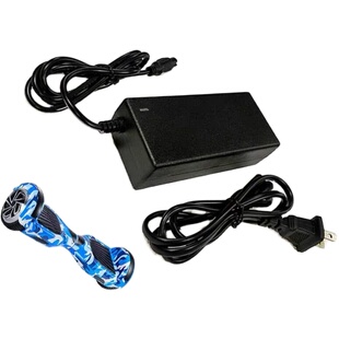 平衡车充电器36v电源适配器三孔插头42V通用两轮电动平衡车充电器