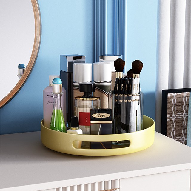 厨房置物架多功能旋转调料架桌面架调味单层架用品收纳托盘化妆品