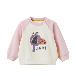 【糯米棉】papa爬爬春季宝宝卫衣新品男女宝宽松卡通印花长袖上衣