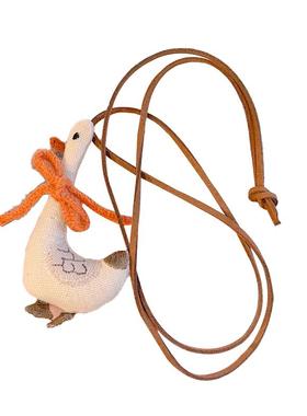 韩版儿童新款玩偶挂件可爱布艺卡通兔子小熊动物挂饰甜美服装配饰