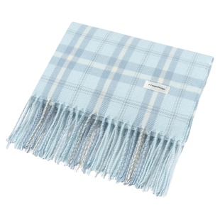 星月豚骨2025新款仿羊绒格子围巾保暖秋冬韩系学生JK围脖情侣百搭