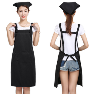 广告围裙定制LOGO印字水果店超市烘焙奶茶店酒店快餐店工作服围腰