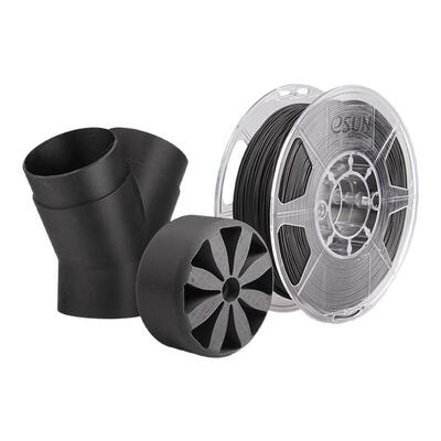 易生eSUN 3D打印耗材PET-CF FDM高强度碳纤维PET复合快速打印材料1KG 1.75适用于创想拓竹等3D快速打印机