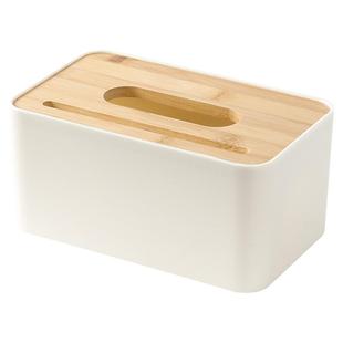 日式简约纸巾盒桌面竹木抽纸盒客厅创意卷纸餐巾纸盒家用纸抽盒子