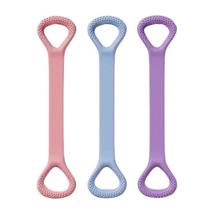 八字拉力器女开背练肩瘦背神器家用瑜伽拉伸带背部硅胶加粗弹力绳