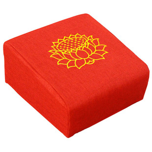 拜凳拜垫莲花磕头凳 打坐垫椅子跪拜实木瑜伽禅修垫家用方型蒲团