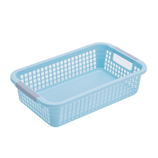 日式桌面塑料收纳篮收纳筐厨房置物整理篮框浴室洗澡篮子A4文件筐