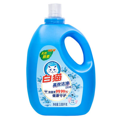 白猫洗衣液除菌除螨持久留香