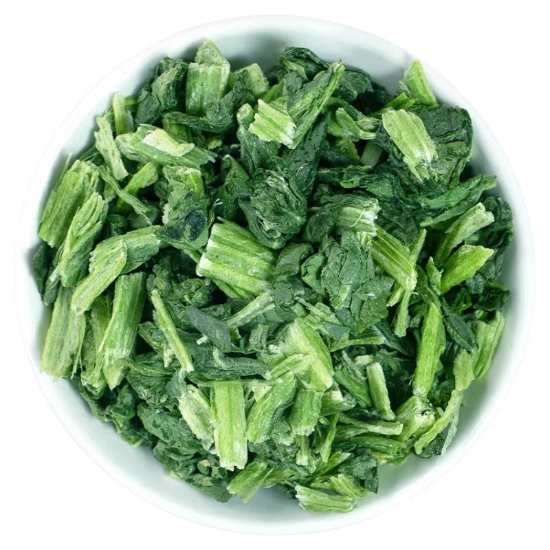 臻好恰冻干菠菜碎含铁元素脱水蔬菜碎粒丁70g儿童孕妇零食方便面