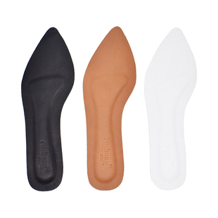 手工小牛皮女士单鞋吸汗防臭防滑不黏脚高跟鞋靴子时装鞋垫软自粘