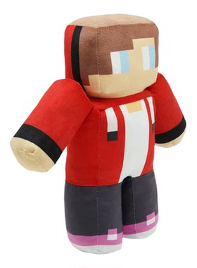 新品我的世界minecraft JJ and Mikey公仔毛绒玩具玩偶儿童礼物