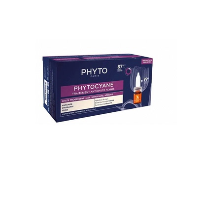 欧洲直邮Phyto发朵女性植物渐进式脱发60ml头皮精华滋润滋养正品