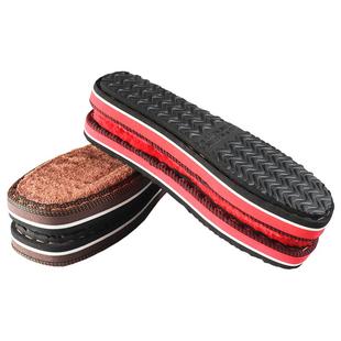 手工编织毛线拖鞋底牛筋防滑耐磨海绵鞋帮棉鞋底子橡胶勾鞋鞋底