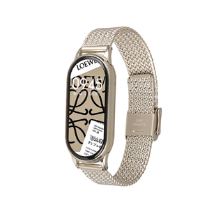 适用小米手环9表带10金属8nfc版7智能6新款5女生4系列3腕带十高级