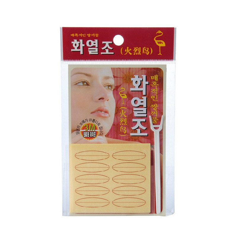 火烈鸟双眼皮贴女自然隐形透明不反光无痕美目贴化妆师专用宽